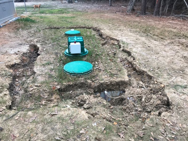 Aerobic Sewage Installation in Austin, TX